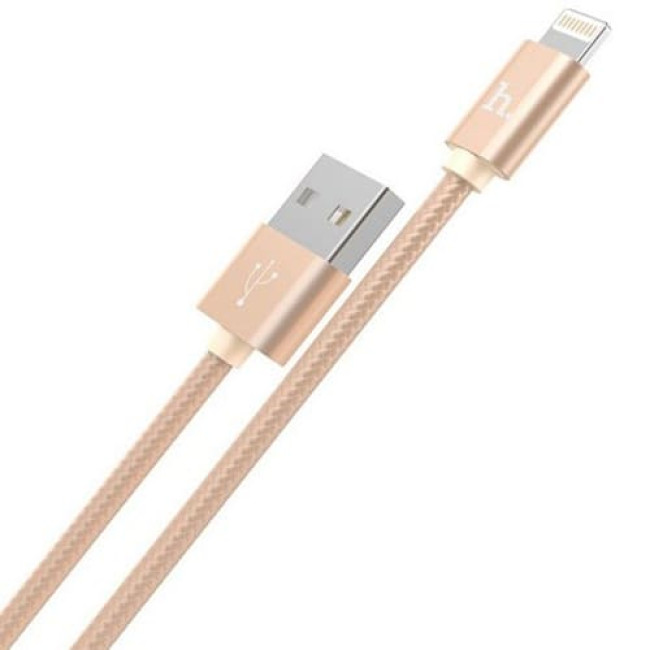 USB кабель Hoco X2 Lightning, длина 1 метр (Золотистый)