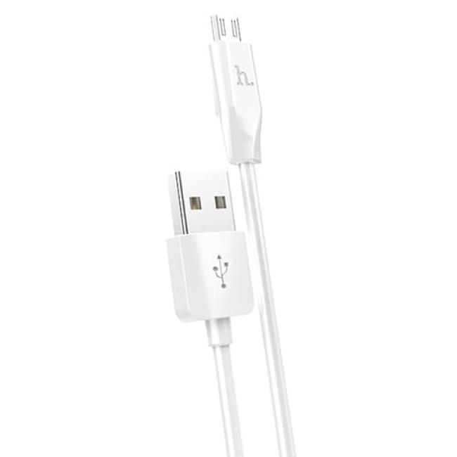 USB кабель Hoco X1 Rapid microUSB, длина 2 метра (Белый) - фото