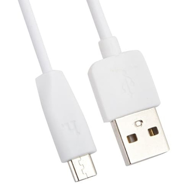USB кабель Hoco X1 Rapid microUSB, длина 2 метра (Белый) - фото2