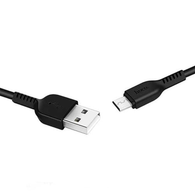 USB кабель Hoco X20 Flash microUSB, длина 2 метра (Черный) - фото3