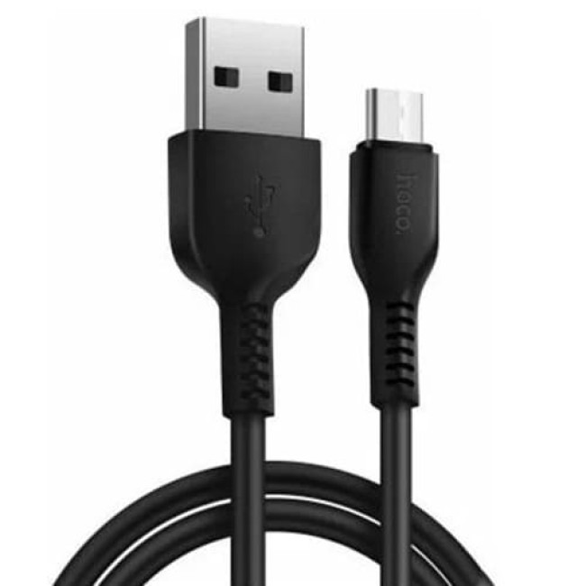 USB кабель Hoco X20 Flash microUSB, длина 2 метра (Черный) - фото4