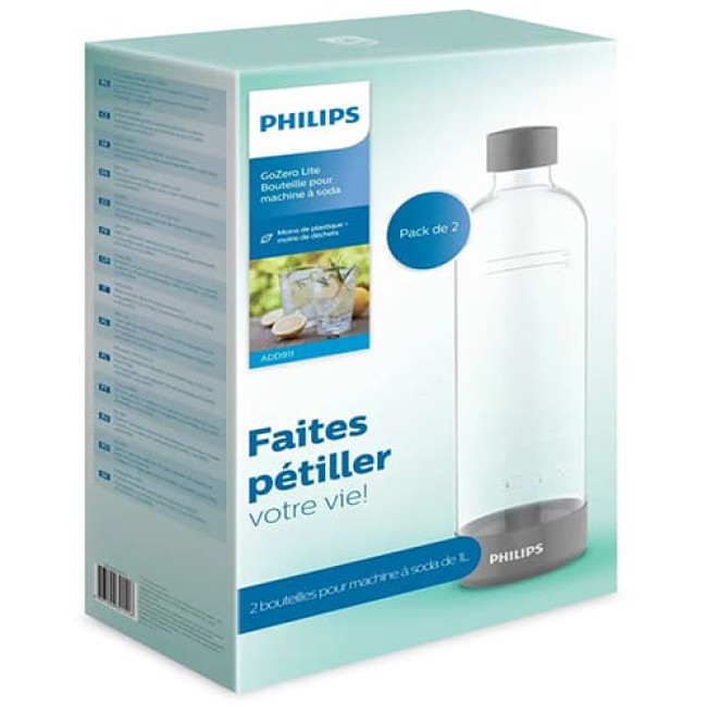 Бутылка для газирования воды Philips ADD911GR /10 Серый 2 шт.