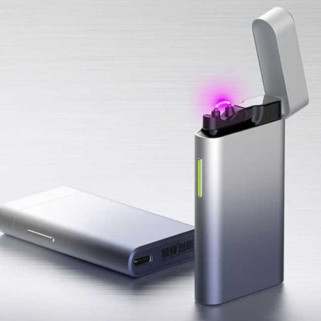 Электронная зажигалка Xiaomi L400 (Серебристый)