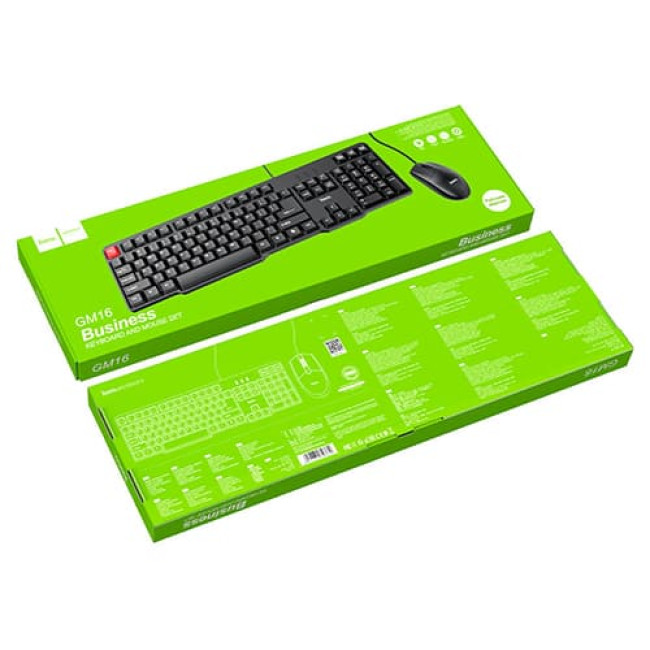 Комплект клавиатура и мышь Hoco GM16 (с кириллицей) - фото6