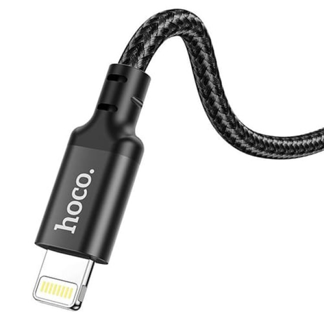 USB кабель Hoco X14 Type-C to Lightning PD 20 W, длина 1 метр (Черный)
