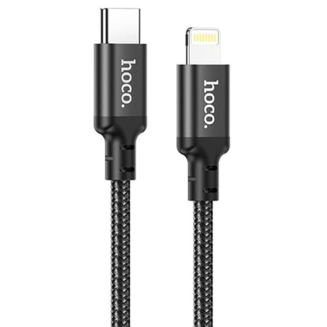 USB кабель Hoco X14 Type-C to Lightning, длина 2 метра (Черный)