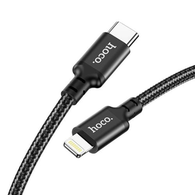 USB кабель Hoco X14 Type-C to Lightning, длина 3 метра (Черный)