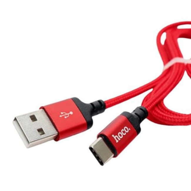 USB кабель Hoco X14 Times Speed Type-C, длина 2 метра (Красный)