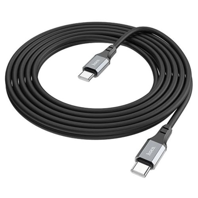 USB кабель Hoco X92 Honest Type-C to Type-C 60W, длина 3 метра (Черный)