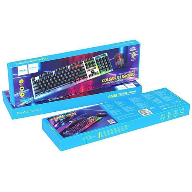 Комплект клавиатура и мышь Hoco GM18  - фото7