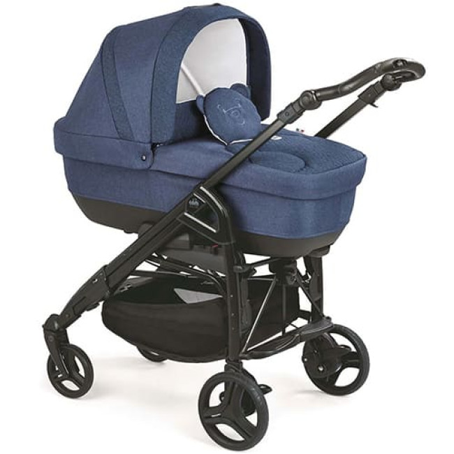 Детская коляска CAM Combi Family (3 в 1) ART845025-T810 (Синий меланж)