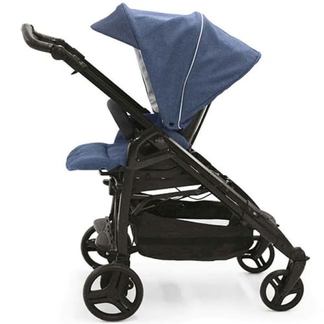 Детская коляска CAM Combi Family (3 в 1) ART845025-T810 (Синий меланж)