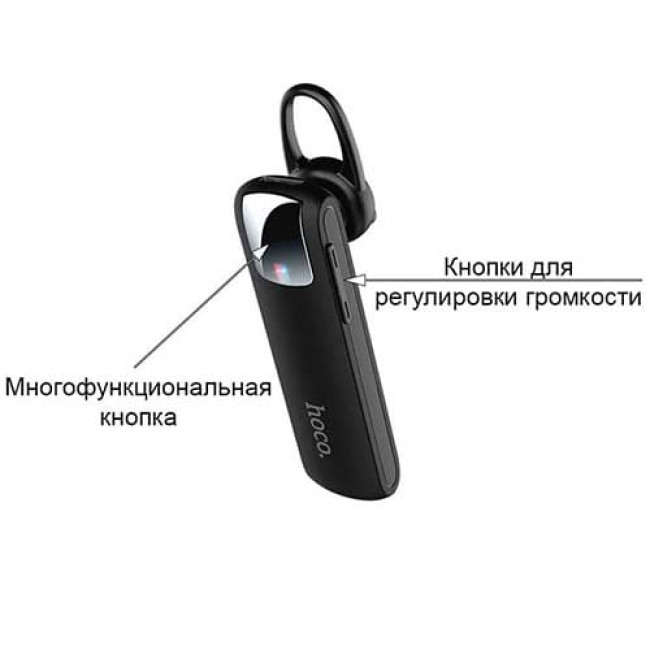 Bluetooth гарнитура Hoco E37 Gratified (Черная)