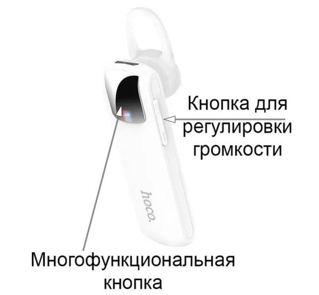 Bluetooth гарнитура Hoco E37 Gratified (Белая)