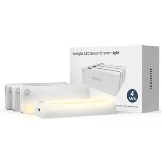 Беспроводной светильник для мебели Yeelight Sensor Drawer Light YLCTD001 4 шт. (Глобальная версия) Белый - фото4