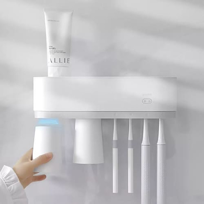 Стерилизатор для щеток QUANGE Smart Sterilization Toothbrush Cup Holder (WY020702) Белый - фото7