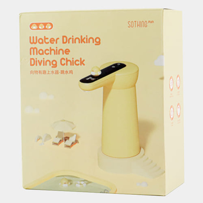 Автоматическая помпа Sothing Water Drinking Machine Diving Chick DSHJ-S-2205 (Желтый)