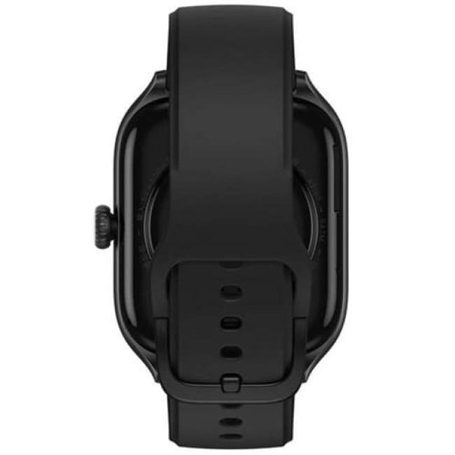 Умные часы Amazfit GTS 4 (Черный, с черным ремешком из фторэластомера)