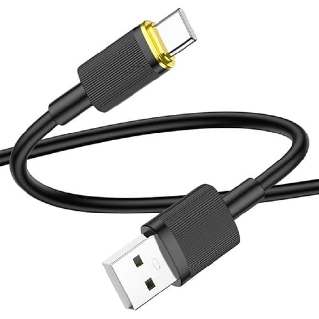 USB кабель Hoco U109 Type-C, длина 1,2 метра Черный