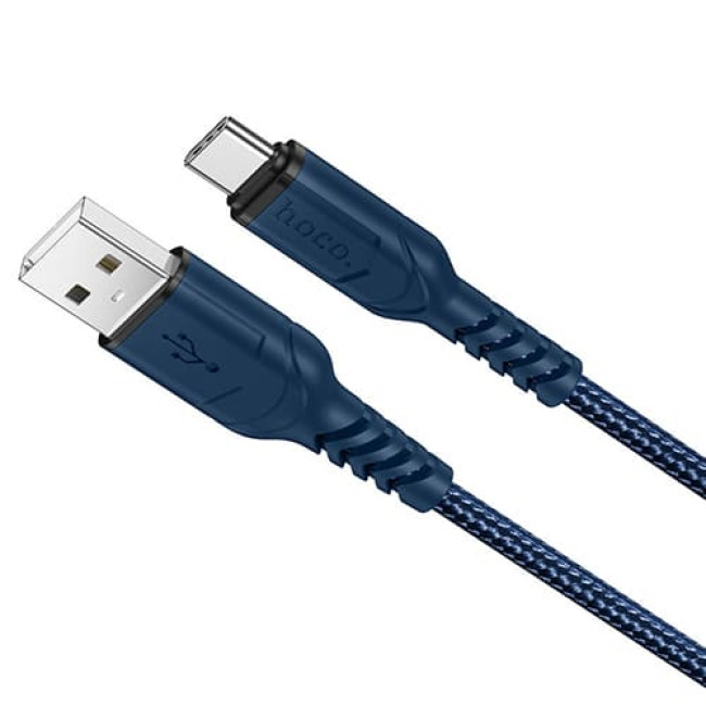 USB кабель Hoco X59 Victory Type-C, длина 1 метр Синий