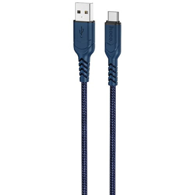 USB кабель Hoco X59 Victory Type-C, длина 2 метра Синий
