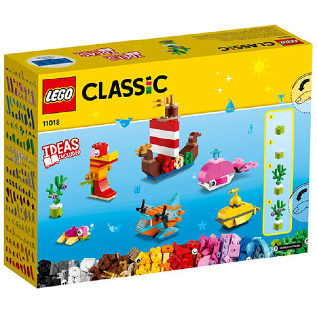 Конструктор LEGO Classic 11018 Творческое веселье в океане - фото2