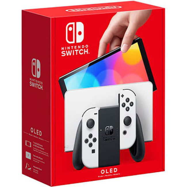 Игровая приставка Nintendo Switch OLED Белый