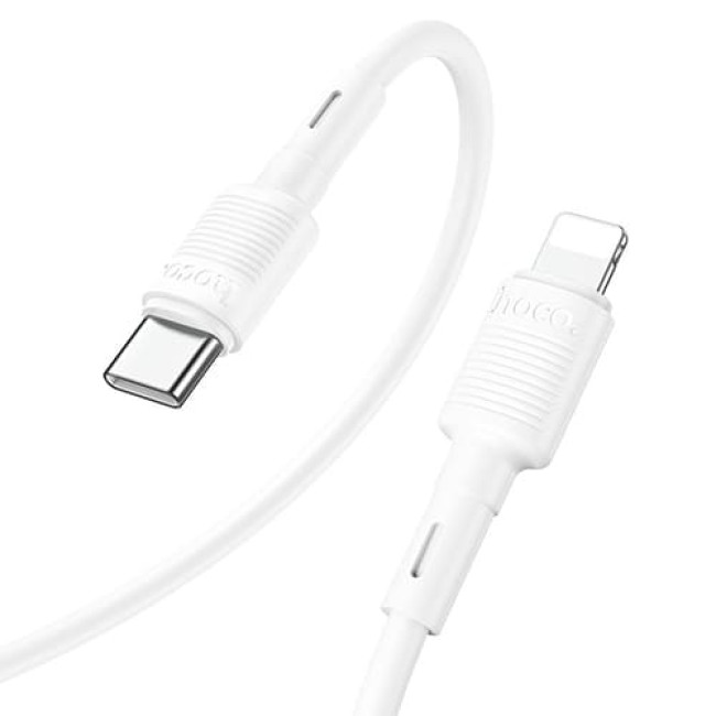 USB кабель Hoco X83 Victory Type-C to Lightning PD 20W, длина 1 метр Белый