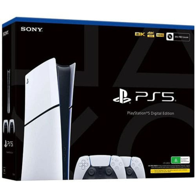 Игровая приставка Sony PlayStation 5 Slim Digital Edition 2 геймпада (без дисковода)