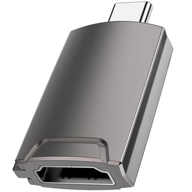 Адаптер Hoco UA19 USB Type-C - HDMI Металлик - фото5