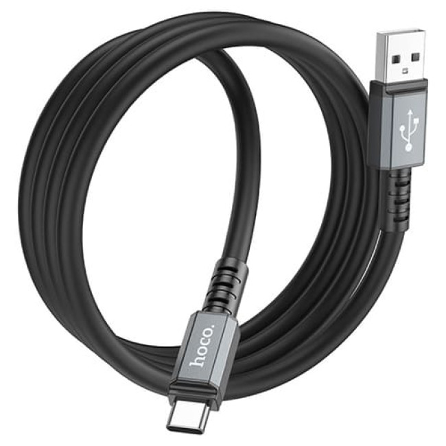 USB кабель Hoco X85 Strength Type-C, длина 1 метр Черный