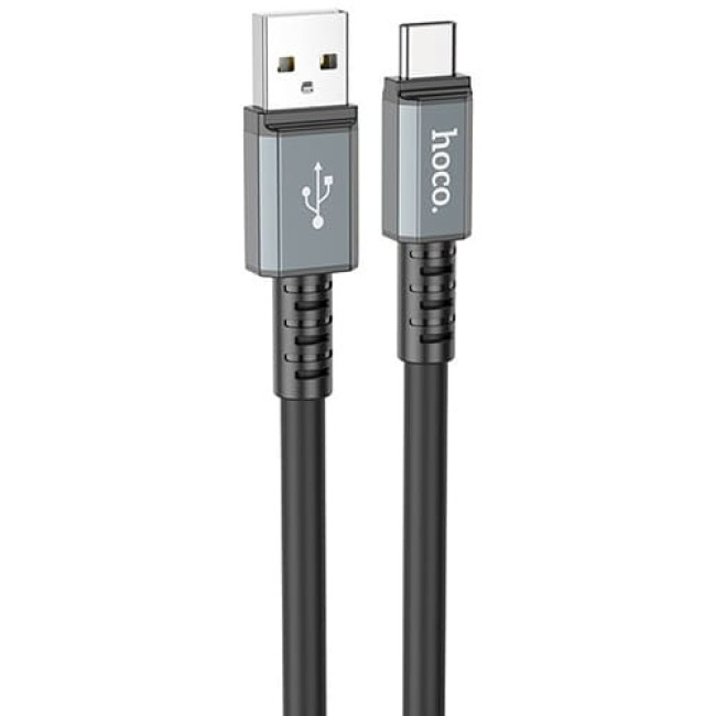 USB кабель Hoco X85 Strength Type-C, длина 1 метр Черный