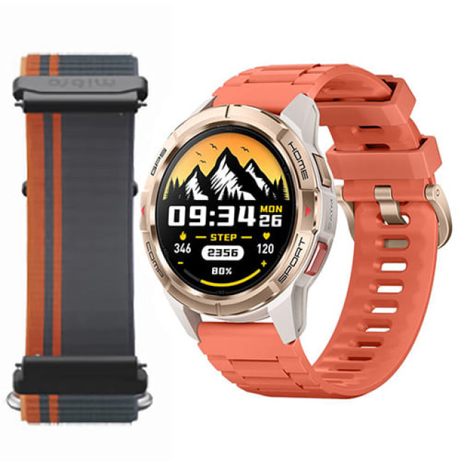 Умные часы Mibro Watch GS Active (XPAW016) Международная версия (2 ремешка) Золотой