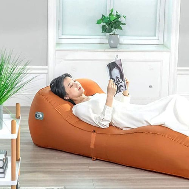 Автоматическая надувная кровать One Night Inflatable Leisure Bed GS1 Оранжевый