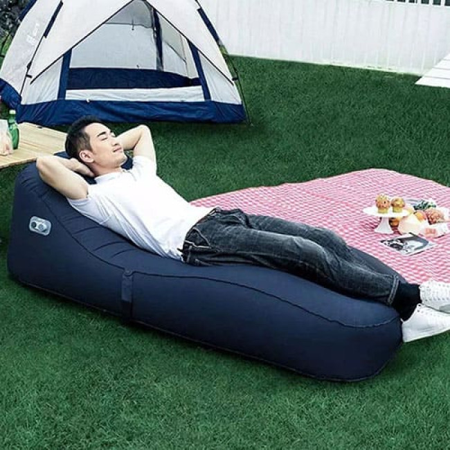 Автоматическая надувная кровать One Night Inflatable Leisure Bed GS1 Синий