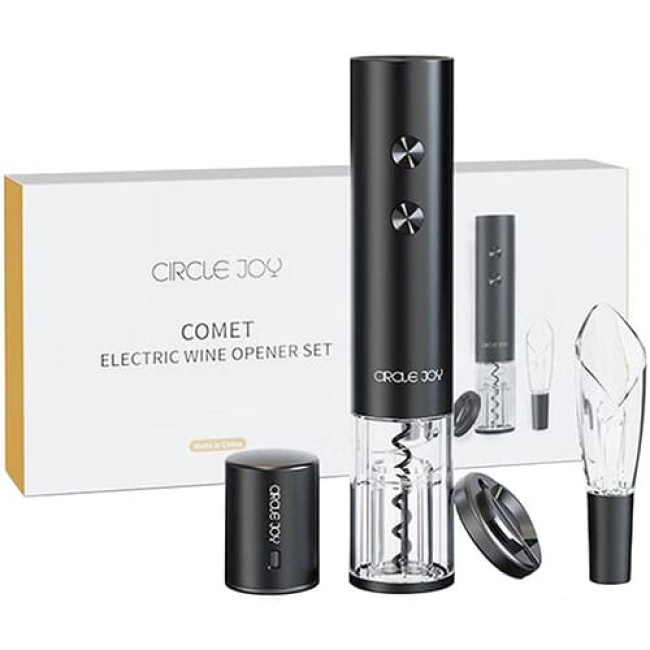 Набор для вина Circle Joy Comet Electric Wine Opener Set CJ-TZ20 (4 в 1)