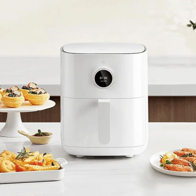 Аэрофритюрница Xiaomi Mijia Smart Air Fryer 4.5L MAF14 (Международная версия) Белый (Уценка)