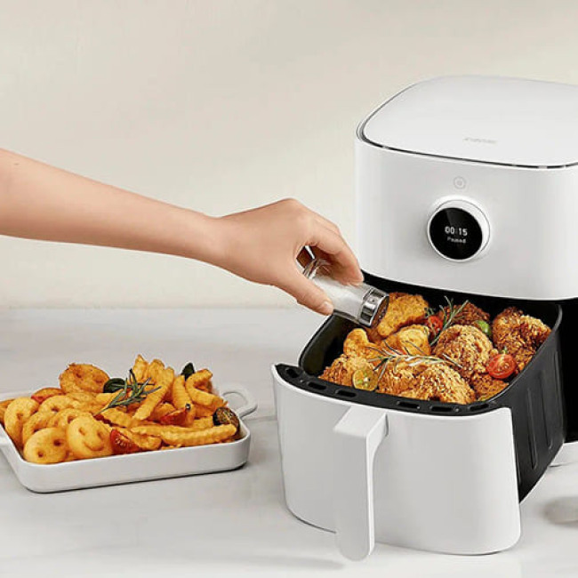 Аэрофритюрница Xiaomi Mijia Smart Air Fryer 4.5L MAF14 (Международная версия) Белый (Уценка)