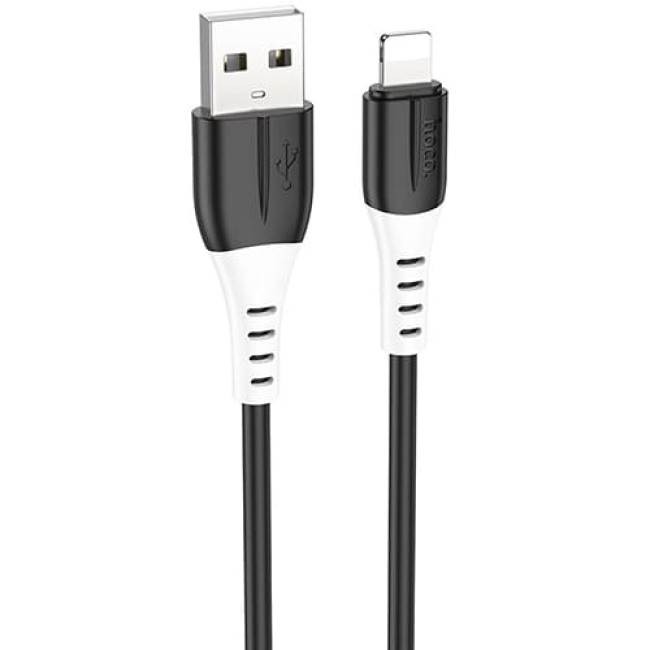 USB кабель Hoco X82 Lightning, длина 1 метр Черный