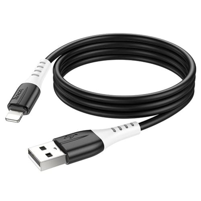 USB кабель Hoco X82 Lightning, длина 1 метр Черный