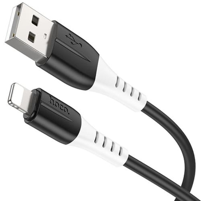 USB кабель Hoco X82 Lightning, длина 1 метр Черный