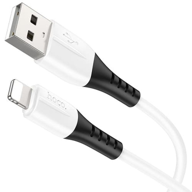 USB кабель Hoco X82 Lightning, длина 1 метр Белый