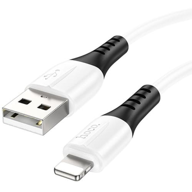 USB кабель Hoco X82 Lightning, длина 1 метр Белый