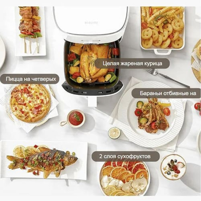 Аэрофритюрница Xiaomi Mi Smart Air Fryer 5.5L MAF15 (Международная версия) Белый