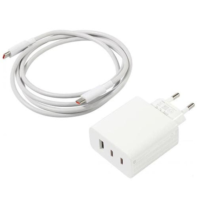 Сетевое зарядное Xiaomi 67W GaN Charger 2C1A A07ZMEU (Международная версия) Белый