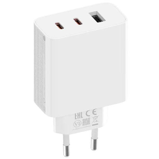 Сетевое зарядное Xiaomi 67W GaN Charger 2C1A A07ZMEU (Международная версия) Белый