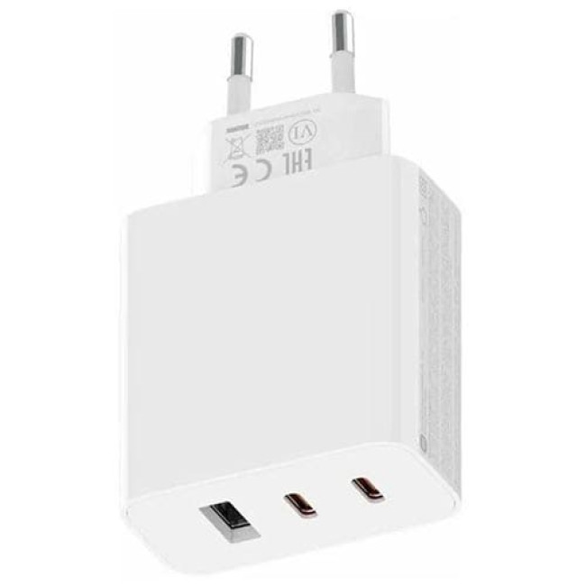 Сетевое зарядное Xiaomi 67W GaN Charger 2C1A A07ZMEU (Международная версия) Белый