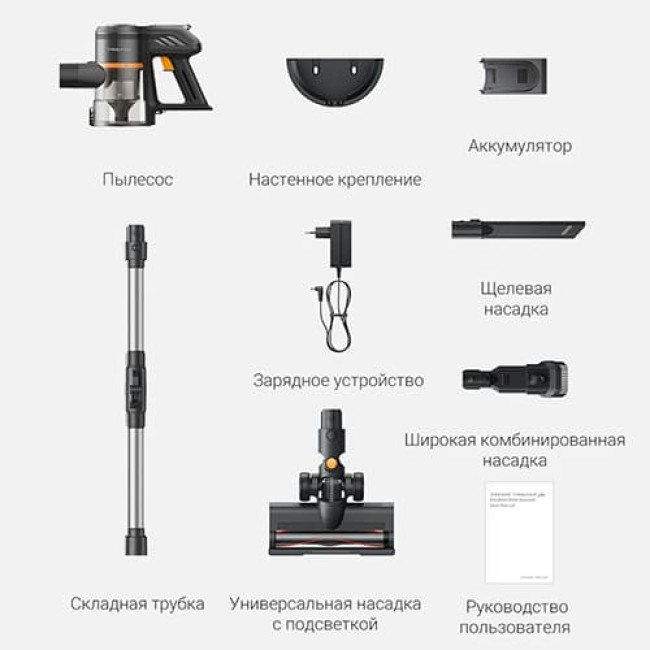 Пылесос Dreame Trouver Cordless Vacuum Cleaner J20 VJ11A (Международная версия) 