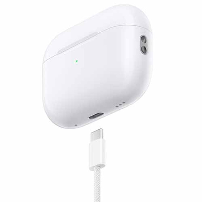 Плетеный оригинальный кабель питания Type-C - Type-C к AirPods Pro 2 (без упаковки)