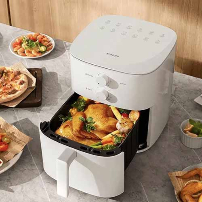 Аэрофритюрница Xiaomi Smart Air Fryer Essential 6L MAF13 (Международная версия) Белый  (Уценка)